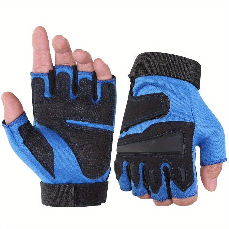 Pair Half Finger Anti-slip Breathable Gym Fitness Cycling Outdoor Sports Gloves for Men and Women