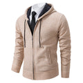 Men's Fleece Warm Zipper Cardigan – Stand Collar Sports Coat
