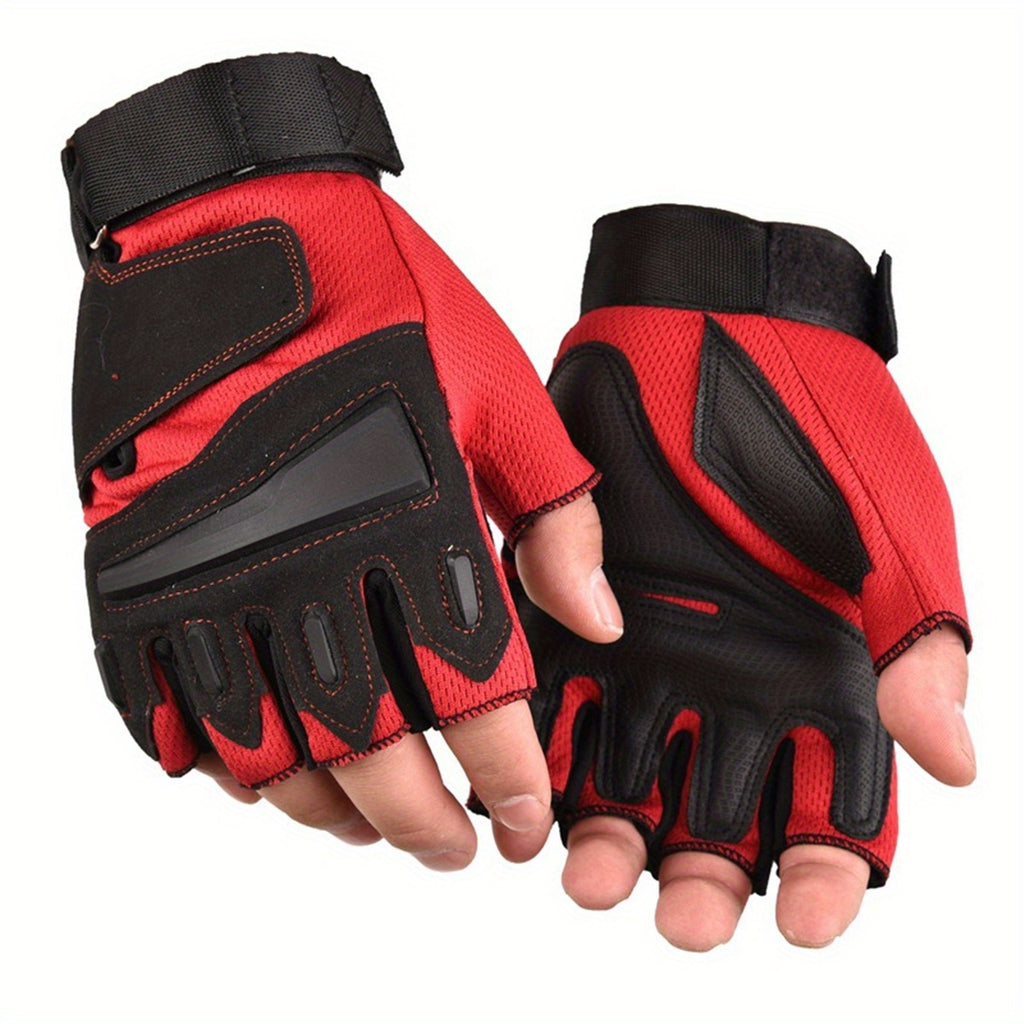 Pair Half Finger Anti-slip Breathable Gym Fitness Cycling Outdoor Sports Gloves for Men and Women