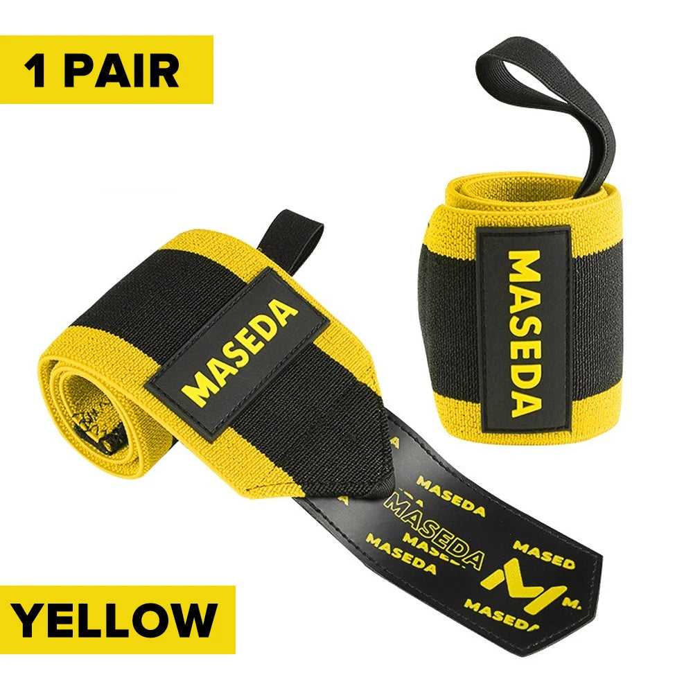 1 Pair Premium Wrist Support Fitness Wristbands Protect Your Wrist During GYM Workouts