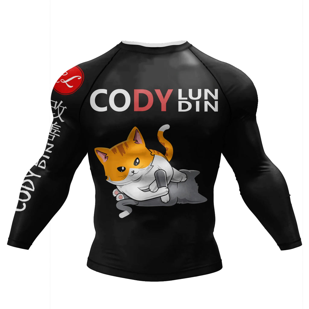 Men's  Tshirt Masculine Long Sleeve Rashguard BJJ jiu jitsu Boxing Jersey