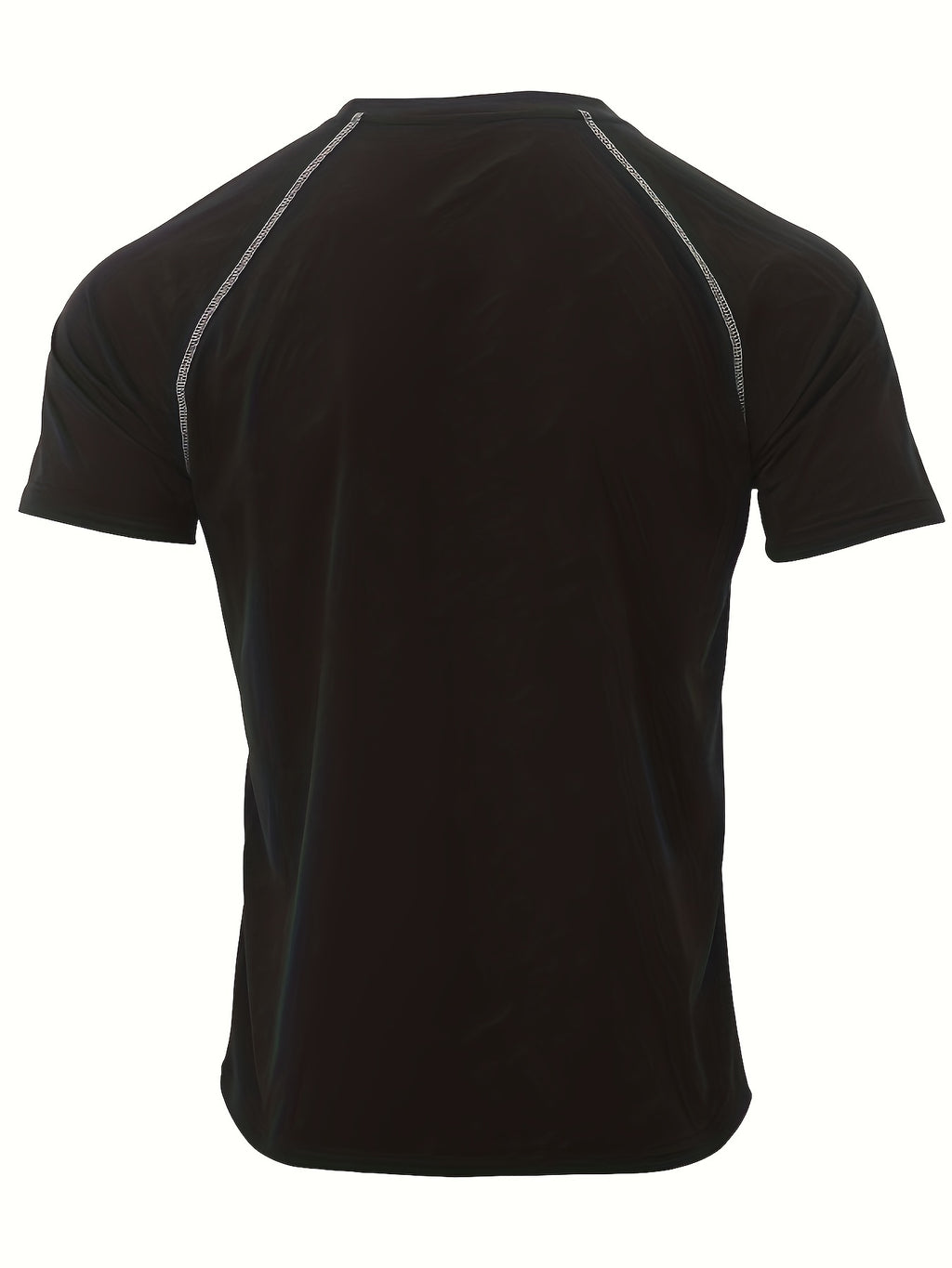 2-Piece Men's Solid Summer Workout Co-ord Set - Quick-Drying, Breathable, Crew Neck T-Shirt & Drawstring Shorts with Pockets, Moisture-Wicking, Lightweight, Comfortable, Perfect for Fitness, Gym, Running, Outdoor Activities