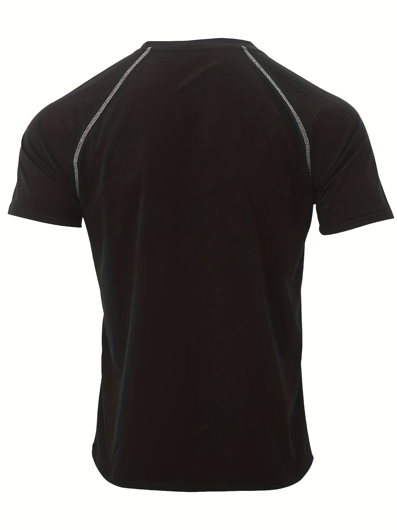 2-Piece Men's Solid Summer Workout Co-ord Set - Quick-Drying, Breathable, Crew Neck T-Shirt & Drawstring Shorts with Pockets, Moisture-Wicking, Lightweight, Comfortable, Perfect for Fitness, Gym, Running, Outdoor Activities