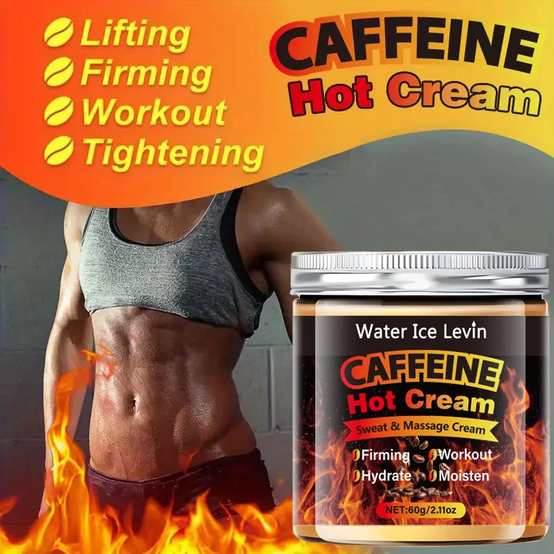 60g Caffeine Hot Massage Cream – Firming & Nourishing Body Moisturizer