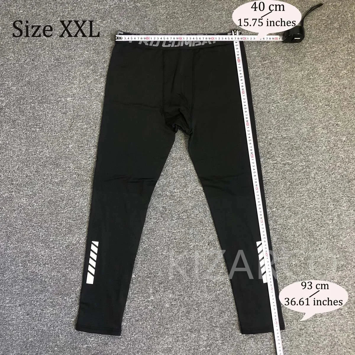Men's Warm Compression Leggings – Fleece Running Tights
