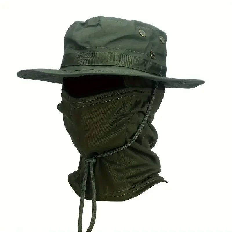 Camouflage Boonie Cap – Foldable Wide Brim Outdoor Hat