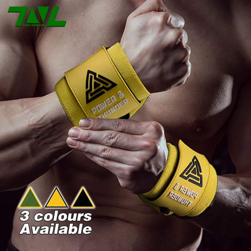 1 Pair Premium Wrist Support Fitness Wristbands Protect Your Wrist During GYM Workouts