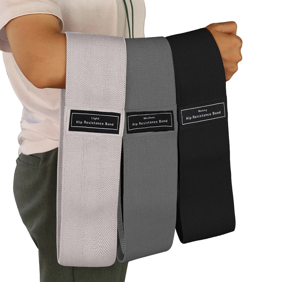 Fabric Resistance Hip & Booty Bands – Glute Thigh Workout Loops