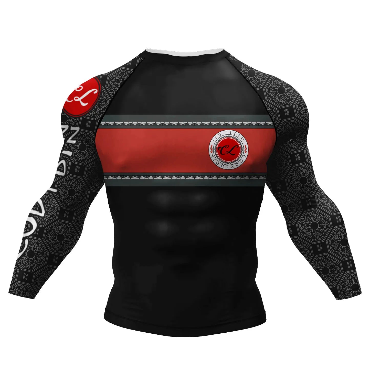 Men's  Tshirt Masculine Long Sleeve Rashguard BJJ jiu jitsu Boxing Jersey