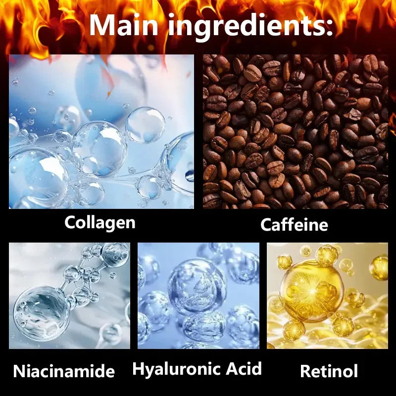 60g Caffeine Hot Massage Cream – Firming & Nourishing Body Moisturizer