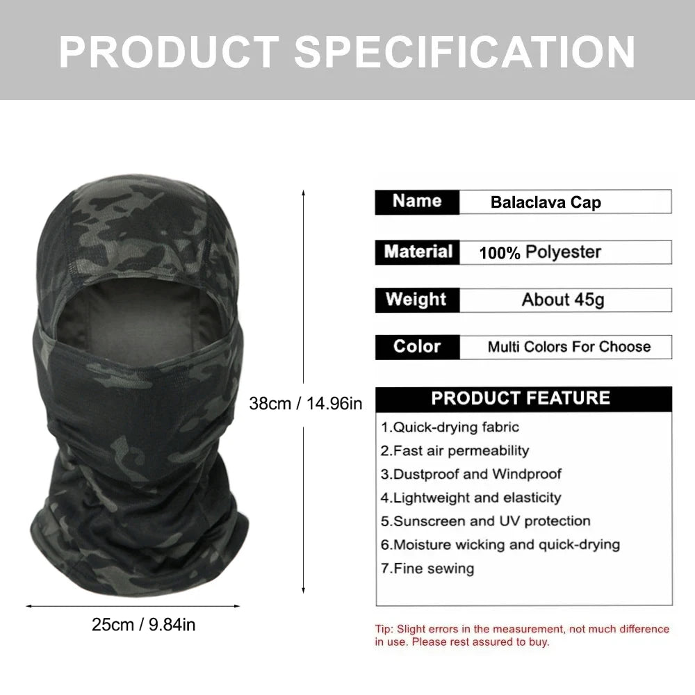 Camouflage Balaclava Full Face Mask