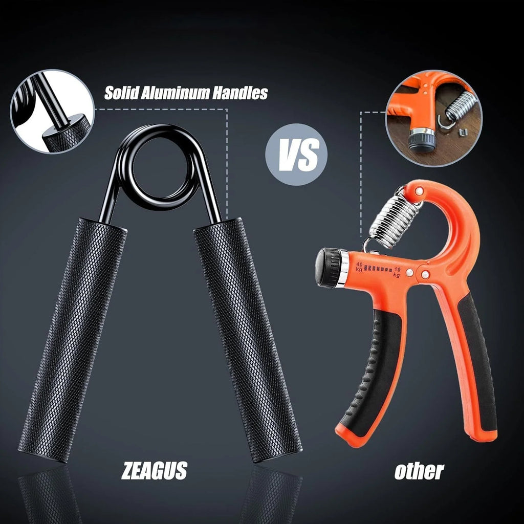 Metal Grip Strength Trainer – Aluminum Hand Gripper for Men & Women