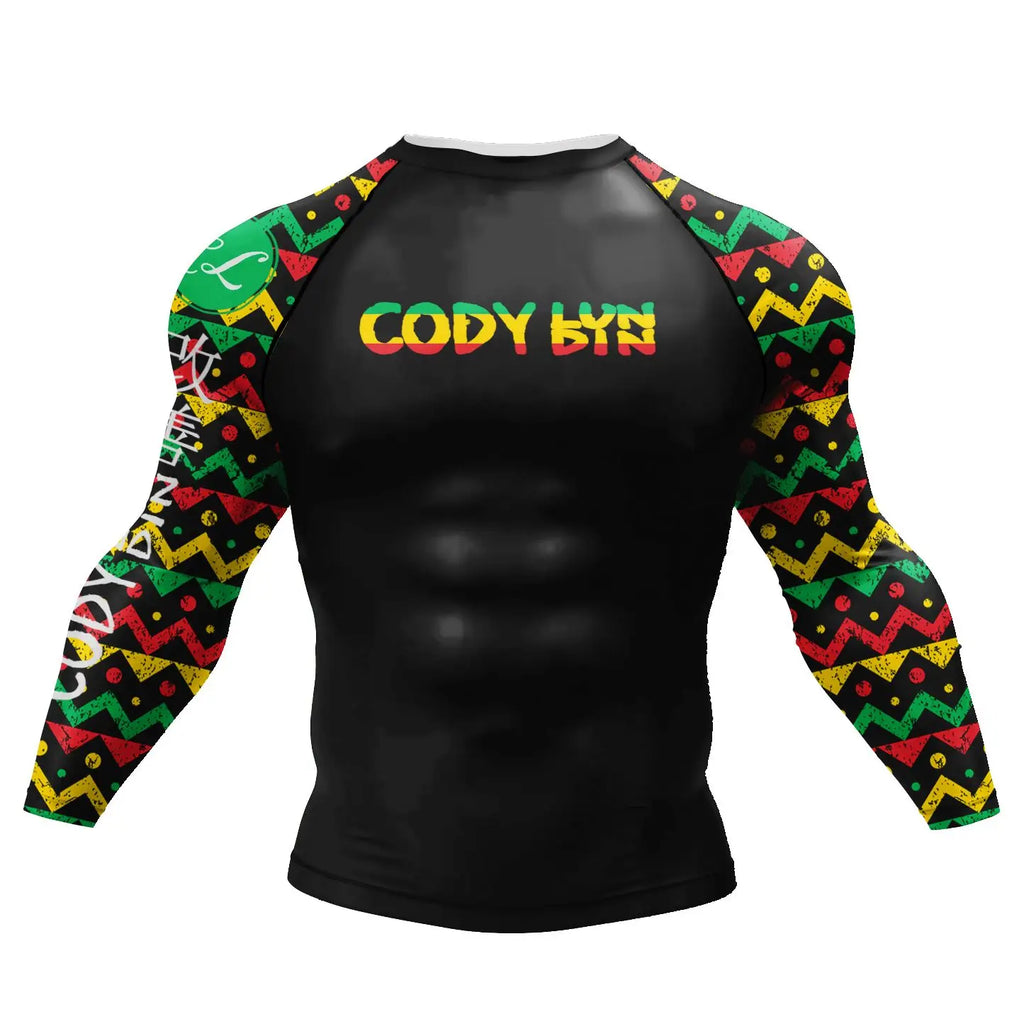Men's  Tshirt Masculine Long Sleeve Rashguard BJJ jiu jitsu Boxing Jersey