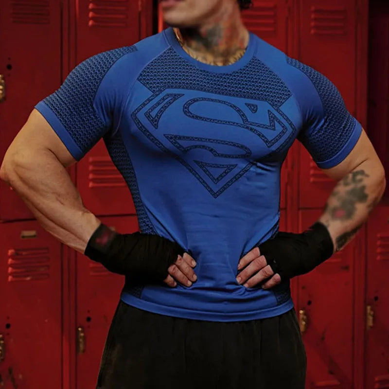 Men's High Elastic Quick Dry Sports T-Shirt – Breathable Gym Tops 2025
