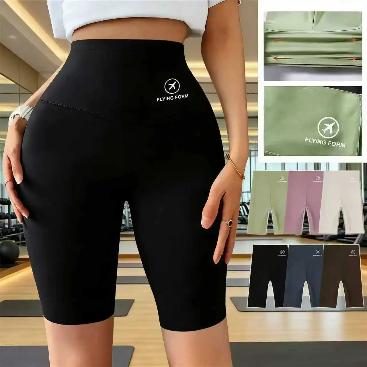 M-XL Women Shorts Sports Shorts For Women New Cycling Jogging Fitness High Waist Push Up Gym shorts Leggings Yoga Clothing
