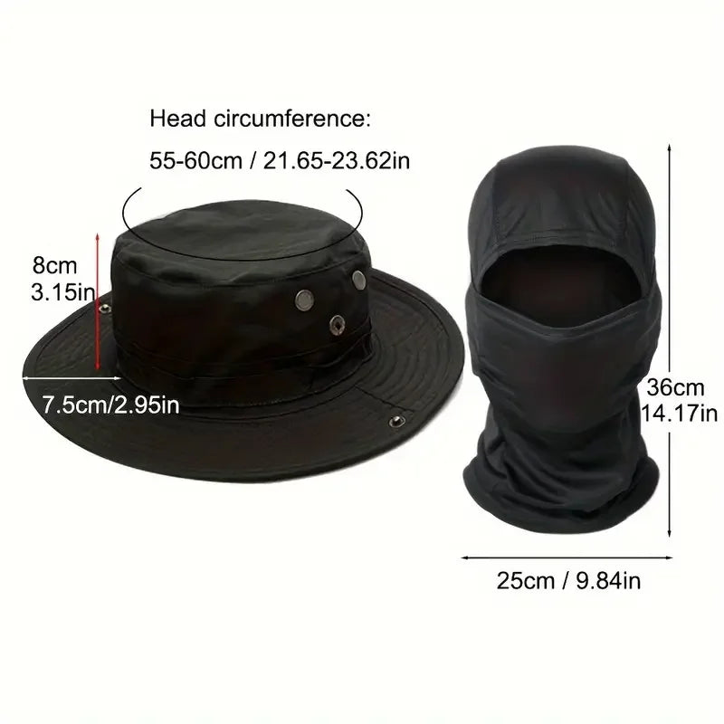 Camouflage Boonie Cap – Foldable Wide Brim Outdoor Hat