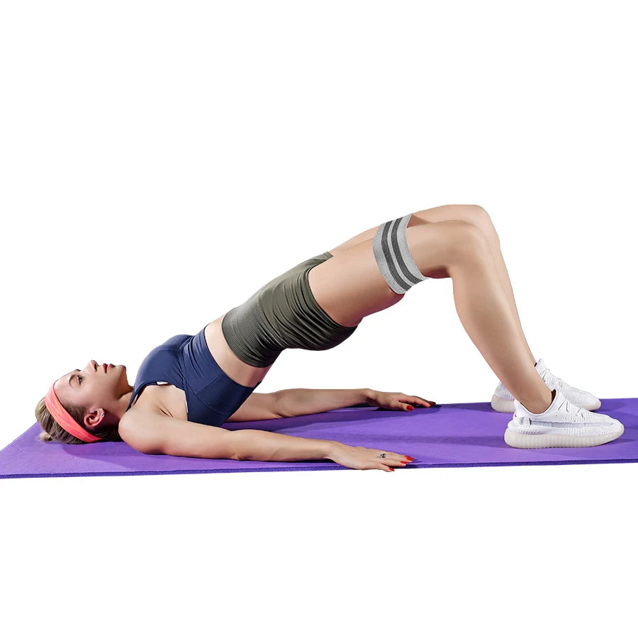 Fabric Resistance Hip & Booty Bands – Glute Thigh Workout Loops
