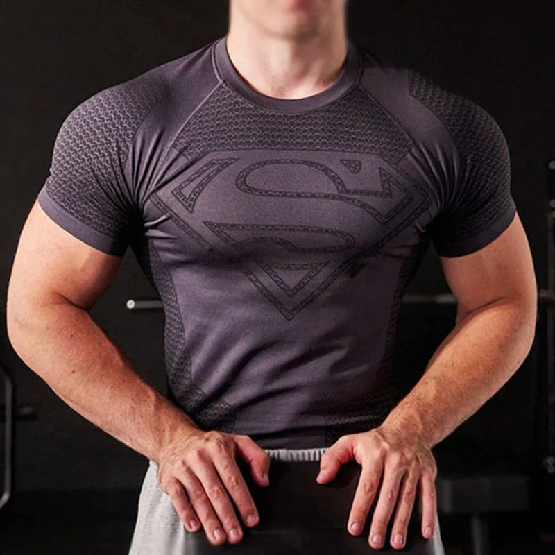 Men's High Elastic Quick Dry Sports T-Shirt – Breathable Gym Tops 2025