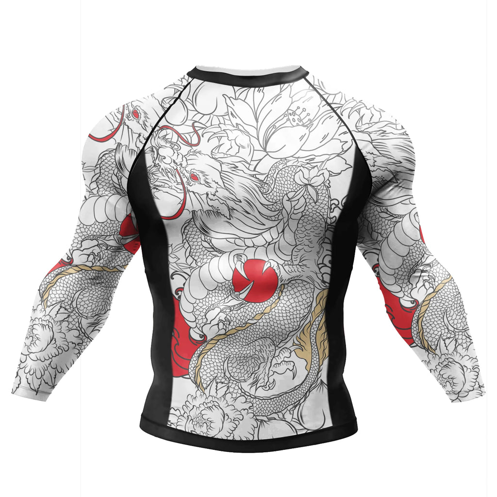Men's  Tshirt Masculine Long Sleeve Rashguard BJJ jiu jitsu Boxing Jersey