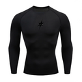 Men's Compression Running T-Shirt Long Sleeve Tight Fitting Fitness Sportswear Training Jogging Top Gym Dry Rashguard