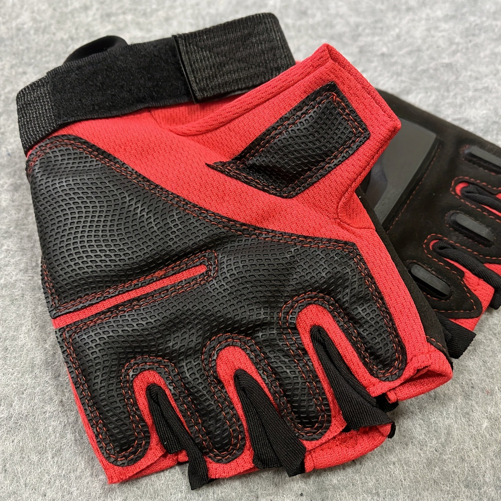 Pair Half Finger Anti-slip Breathable Gym Fitness Cycling Outdoor Sports Gloves for Men and Women