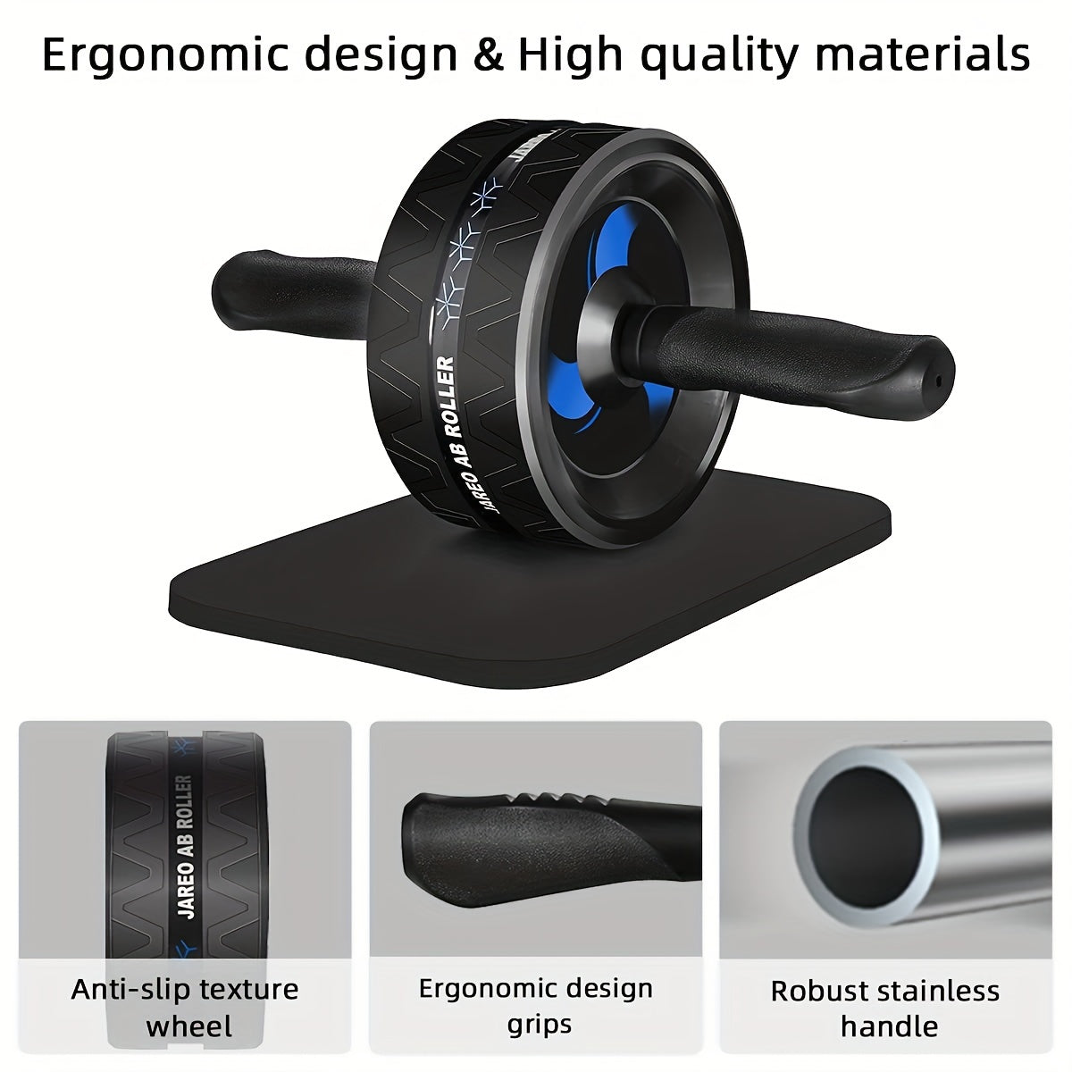 [Silent|Stable] Silent and Stable Abdominal Wheel, Abdominal Muscle Wheel | Strength Training Set, Tummy Tuck Fitness Equipment | Suitable for Living Room, Home, Indoor, Gym etc., Gift for Fitness Enthusiasts and Athletes