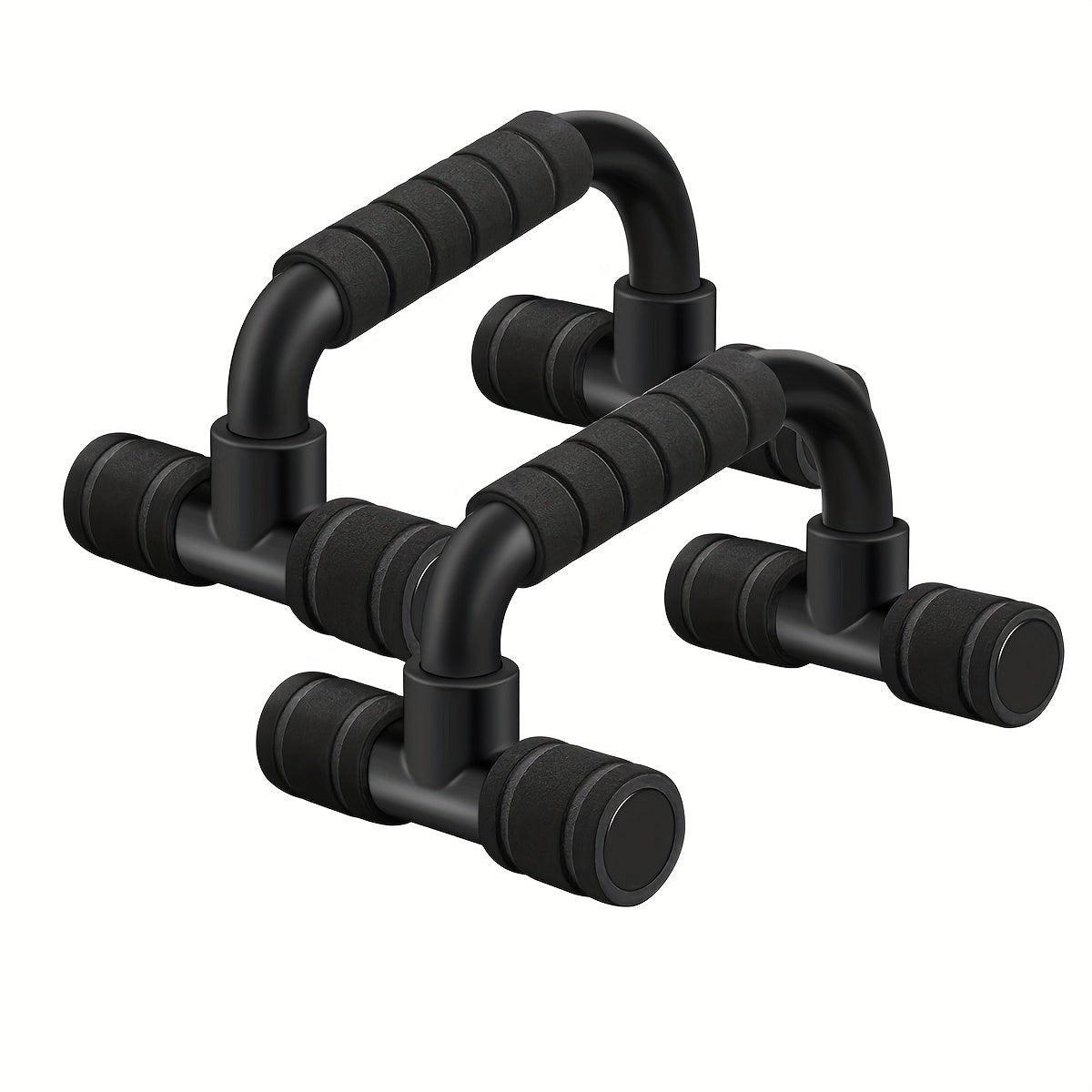 1 Pair Ergonomic Push-Up Bars for Men - Non-Slip, Portable Strength Training Stands with Textured Grip, 300 lbs Capacity, Ideal for Home & Gym Workouts, Easy Assembly, Gym Accessories