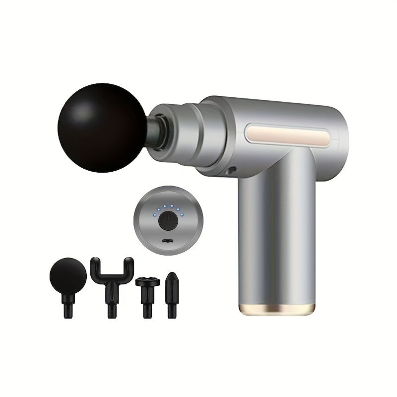 Fascia Electric Massager Gun, Deep Tissue Percussion Electric Muscle Massager, Portable Handheld Motor, Relieves Muscle Tension, For Sports Gym