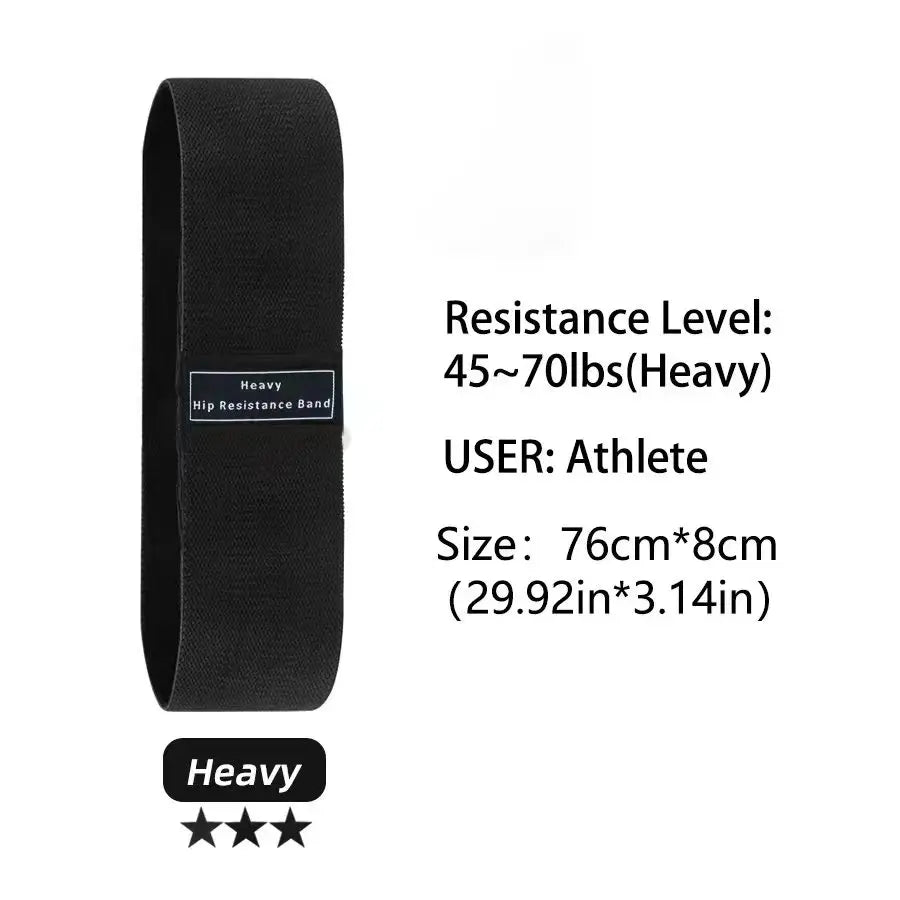 Fabric Resistance Hip & Booty Bands – Glute Thigh Workout Loops