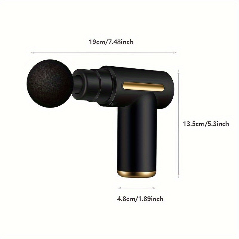 Fascia Electric Massager Gun, Deep Tissue Percussion Electric Muscle Massager, Portable Handheld Motor, Relieves Muscle Tension, For Sports Gym