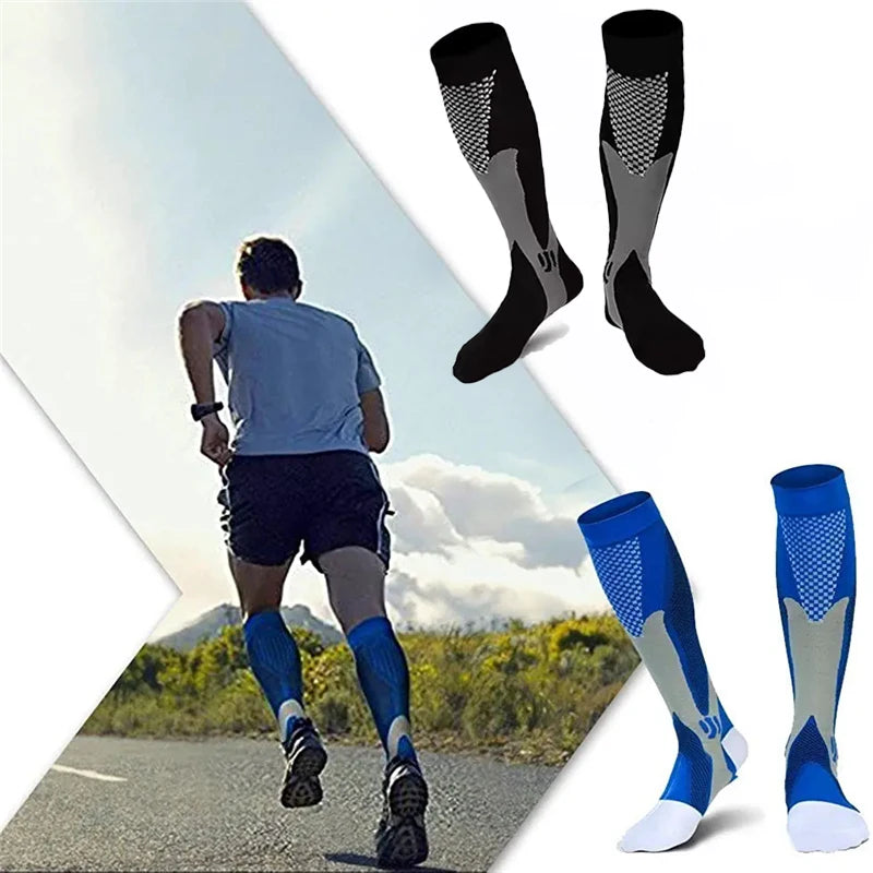 Compression Socks for Preventing Varicose Veins Pain Care Long Socks for Sports Anti Fatigue Compression Socks