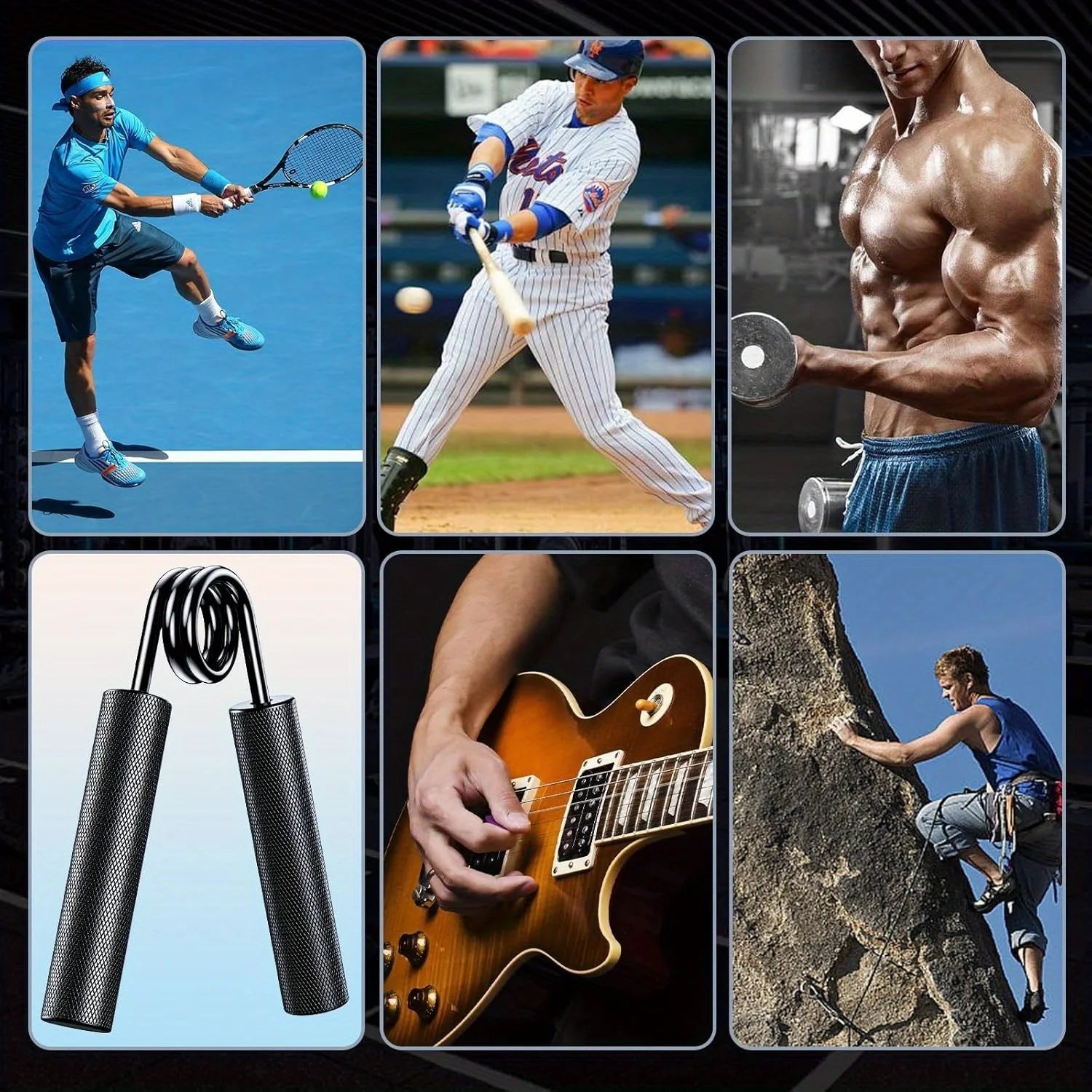 Metal Grip Strength Trainer – Aluminum Hand Gripper for Men & Women