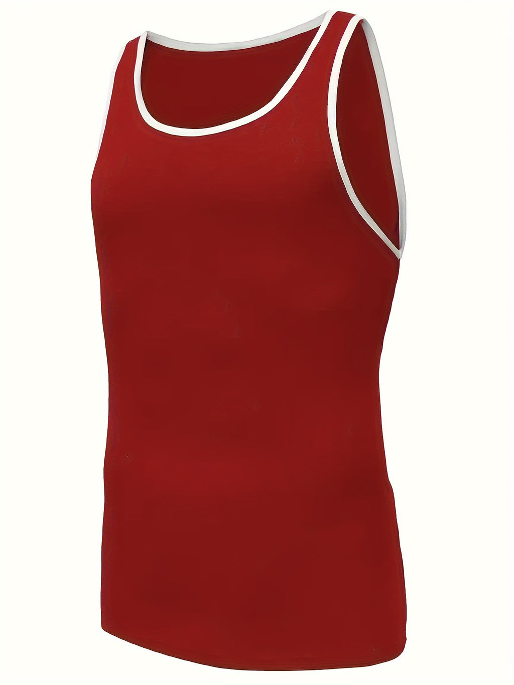 Men's Premium Sleeveless Round Neck Tank Top - Ultra-Lightweight, Breathable, Moisture-Wicking, Quick-Drying Active Undershirt for Summer Gym Fitness, Running, Jogging, Cycling, Yoga, Training, and Outdoor Activities - Perfec