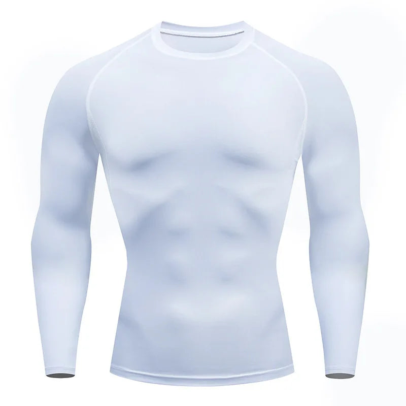 Men's Bat-Man Compression Gym T-Shirt – Tight Elastic Training Shirt