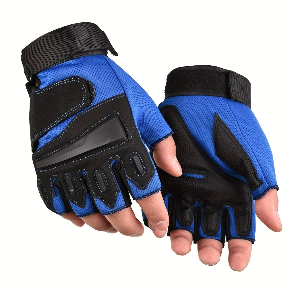 Pair Half Finger Anti-slip Breathable Gym Fitness Cycling Outdoor Sports Gloves for Men and Women