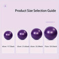 Thick Inflatable PVC Yoga Ball - 1pc Fitness Ball for Home & Gym Use