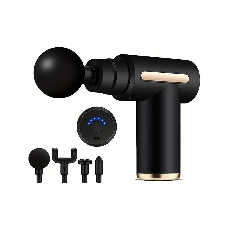 Fascia Electric Massager Gun, Deep Tissue Percussion Electric Muscle Massager, Portable Handheld Motor, Relieves Muscle Tension, For Sports Gym
