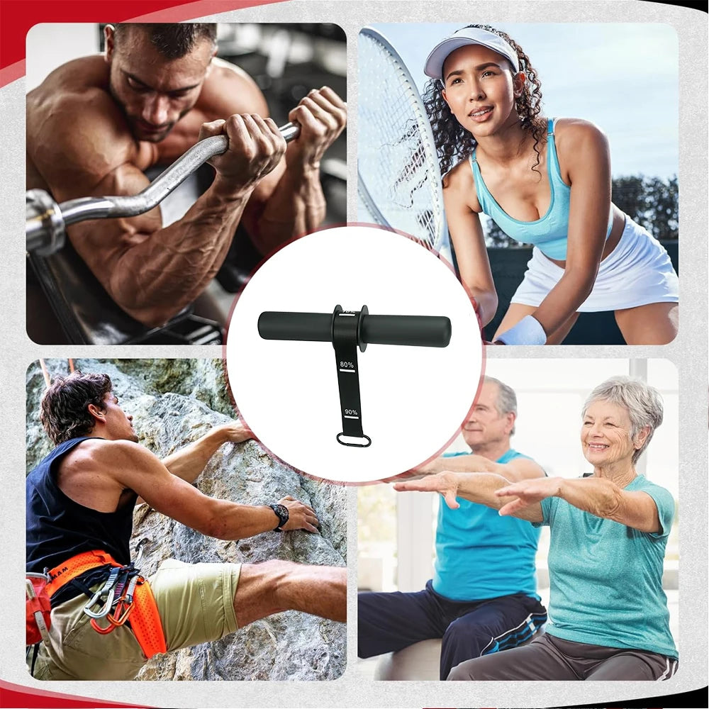 Forearm Strength Trainer Wrist Roller – Adjustable Non-Slip Home Gym Equipment