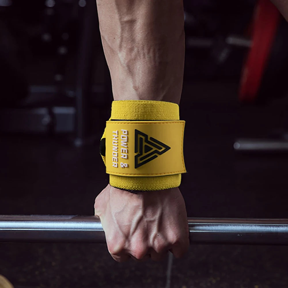 1 Pair Premium Wrist Support Fitness Wristbands Protect Your Wrist During GYM Workouts