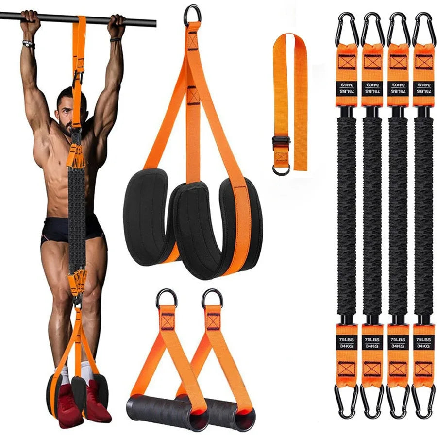 Pull Up Assistance Bands Set – Resistance Straps for Chin-Up & Body Stretching