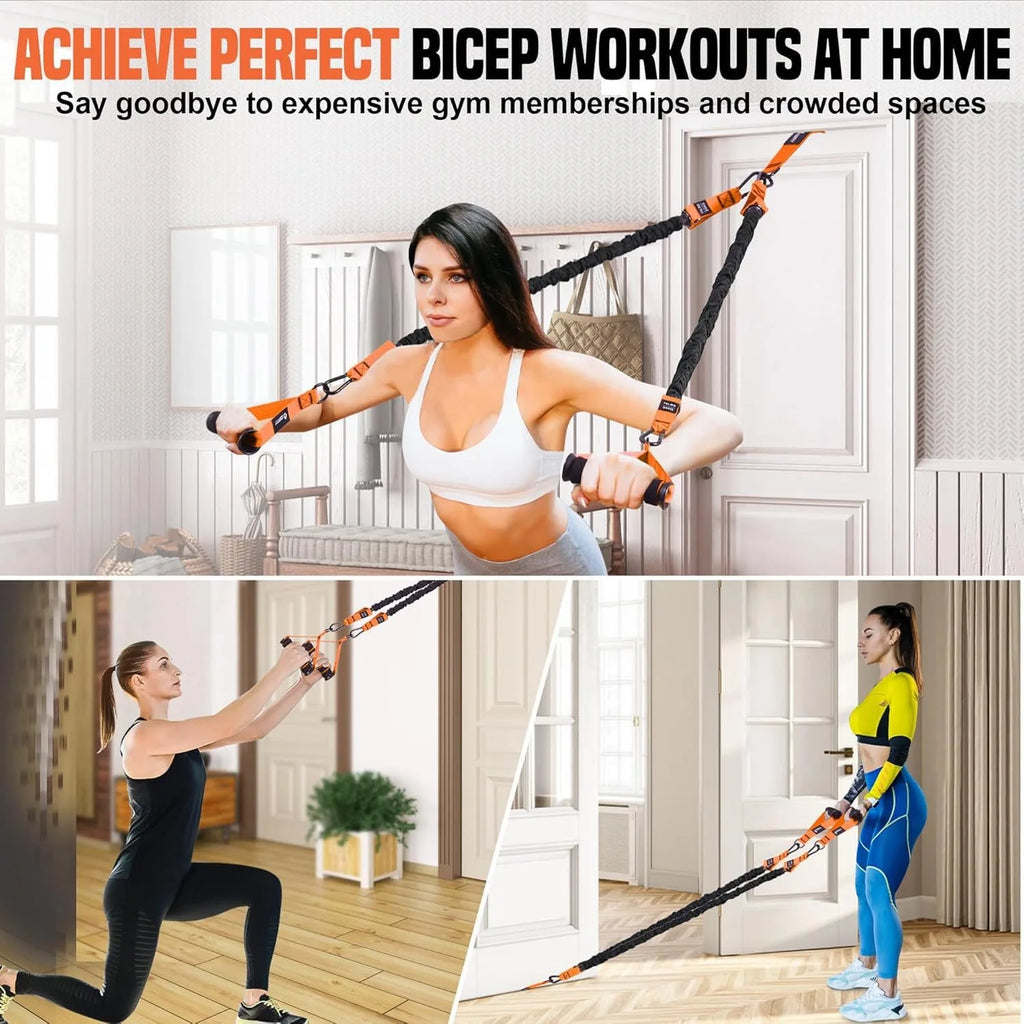 Pull Up Assistance Bands Set – Resistance Straps for Chin-Up & Body Stretching