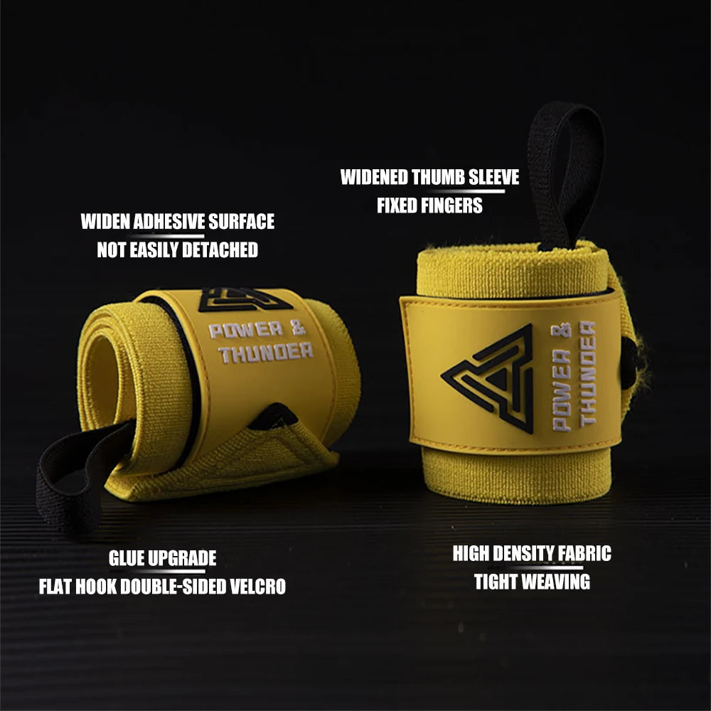 1 Pair Premium Wrist Support Fitness Wristbands Protect Your Wrist During GYM Workouts