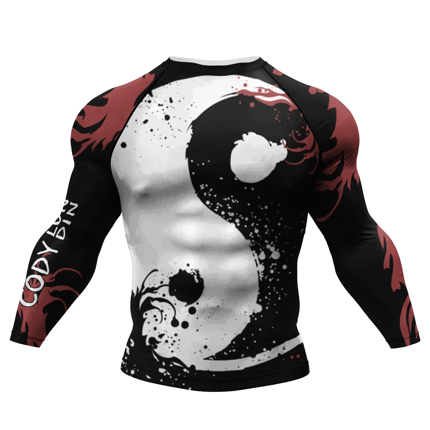 Men's  Tshirt Masculine Long Sleeve Rashguard BJJ jiu jitsu Boxing Jersey