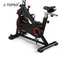 TOPKO US Warehouse Adjustable Height and Seat Fitness for Spinning Bike Steel Exercise Spin Bike for Home Gym Use Spinning Bike