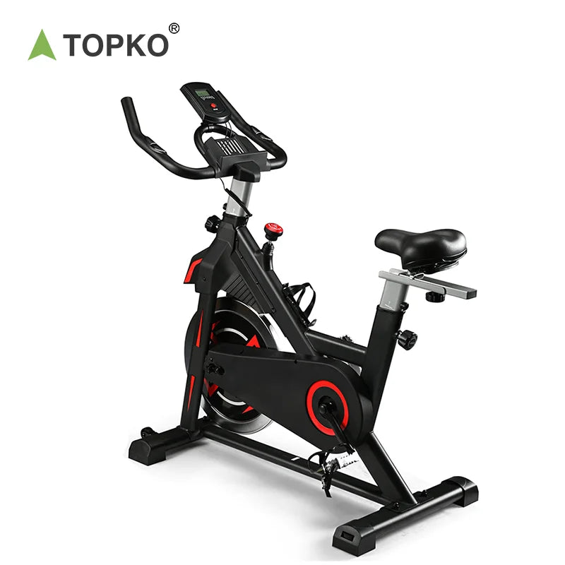 TOPKO US Warehouse Adjustable Height and Seat Fitness for Spinning Bike Steel Exercise Spin Bike for Home Gym Use Spinning Bike