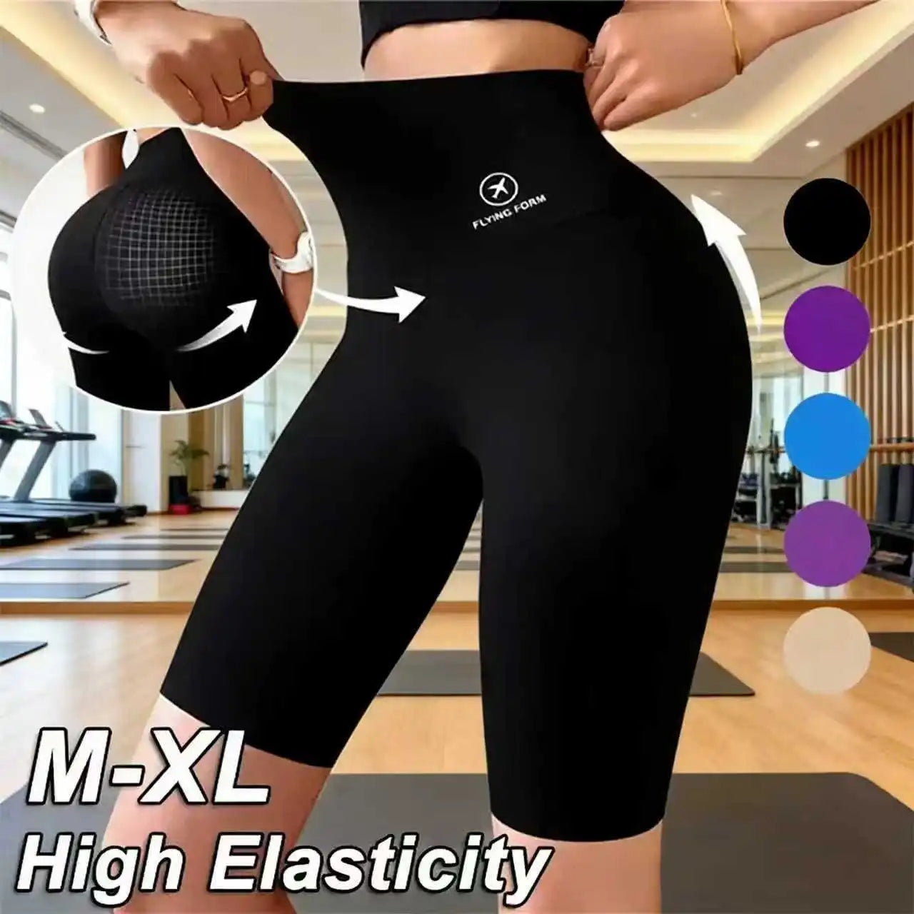 M-XL Women Shorts Sports Shorts For Women New Cycling Jogging Fitness High Waist Push Up Gym shorts Leggings Yoga Clothing