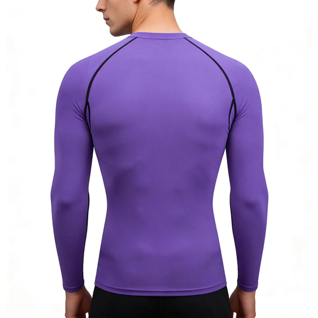 Graphic Compression Shirts for Men Athletic Quick Dry Stretch Tshirts Tops Gym Workout Running Baselayers Undershirts Rash Guard