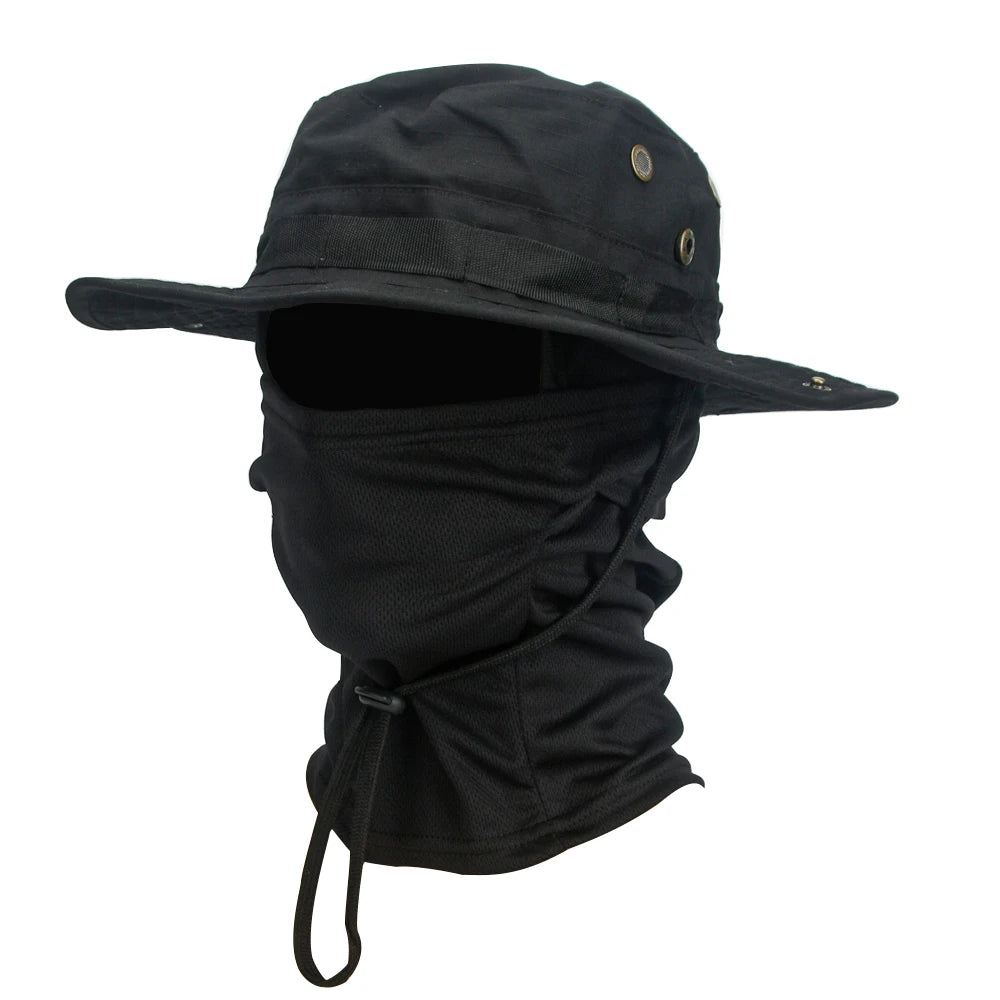 Camouflage Boonie Cap – Foldable Wide Brim Outdoor Hat