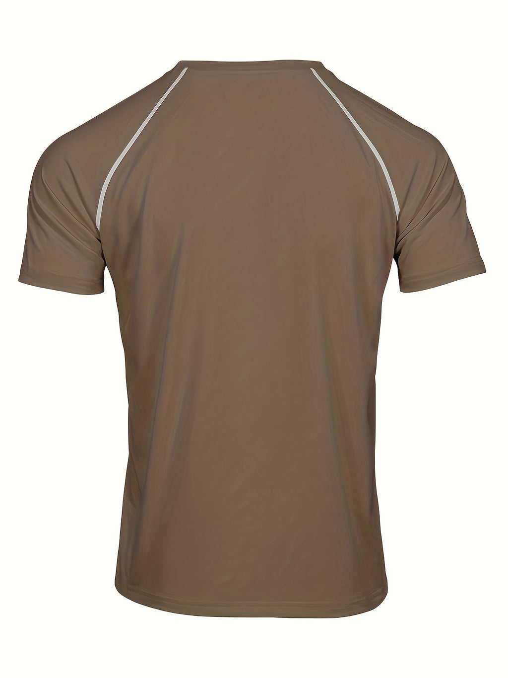2-Piece Men's Solid Summer Workout Co-ord Set - Quick-Drying, Breathable, Crew Neck T-Shirt & Drawstring Shorts with Pockets, Moisture-Wicking, Lightweight, Comfortable, Perfect for Fitness, Gym, Running, Outdoor Activities