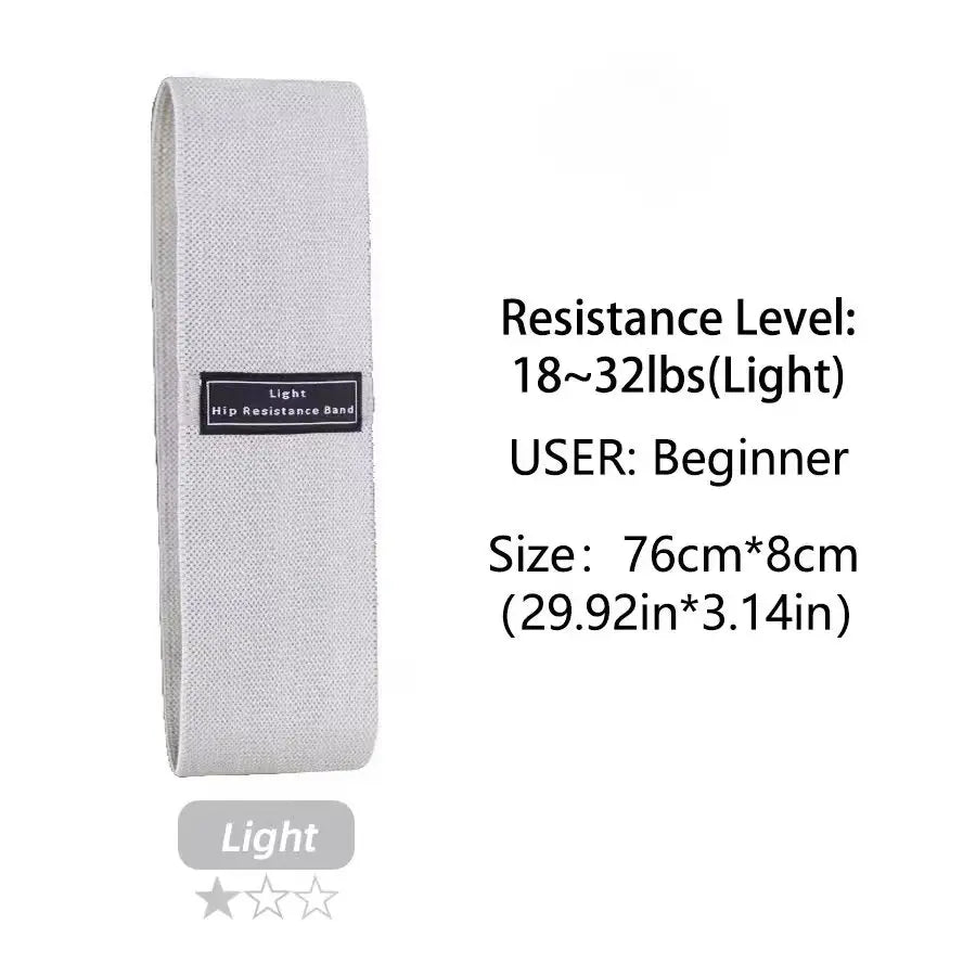 Fabric Resistance Hip & Booty Bands – Glute Thigh Workout Loops